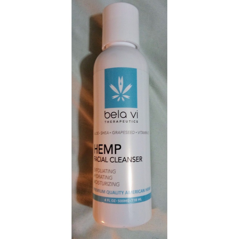NEW Bela Vi Hydrating Hemp‎ Oil Facial Cleanser w/ Shea Butter, Aloe Vera